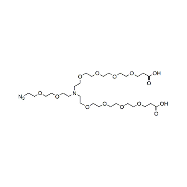N-(Azido-PEG2)-N-bis(PEG4-Acid)